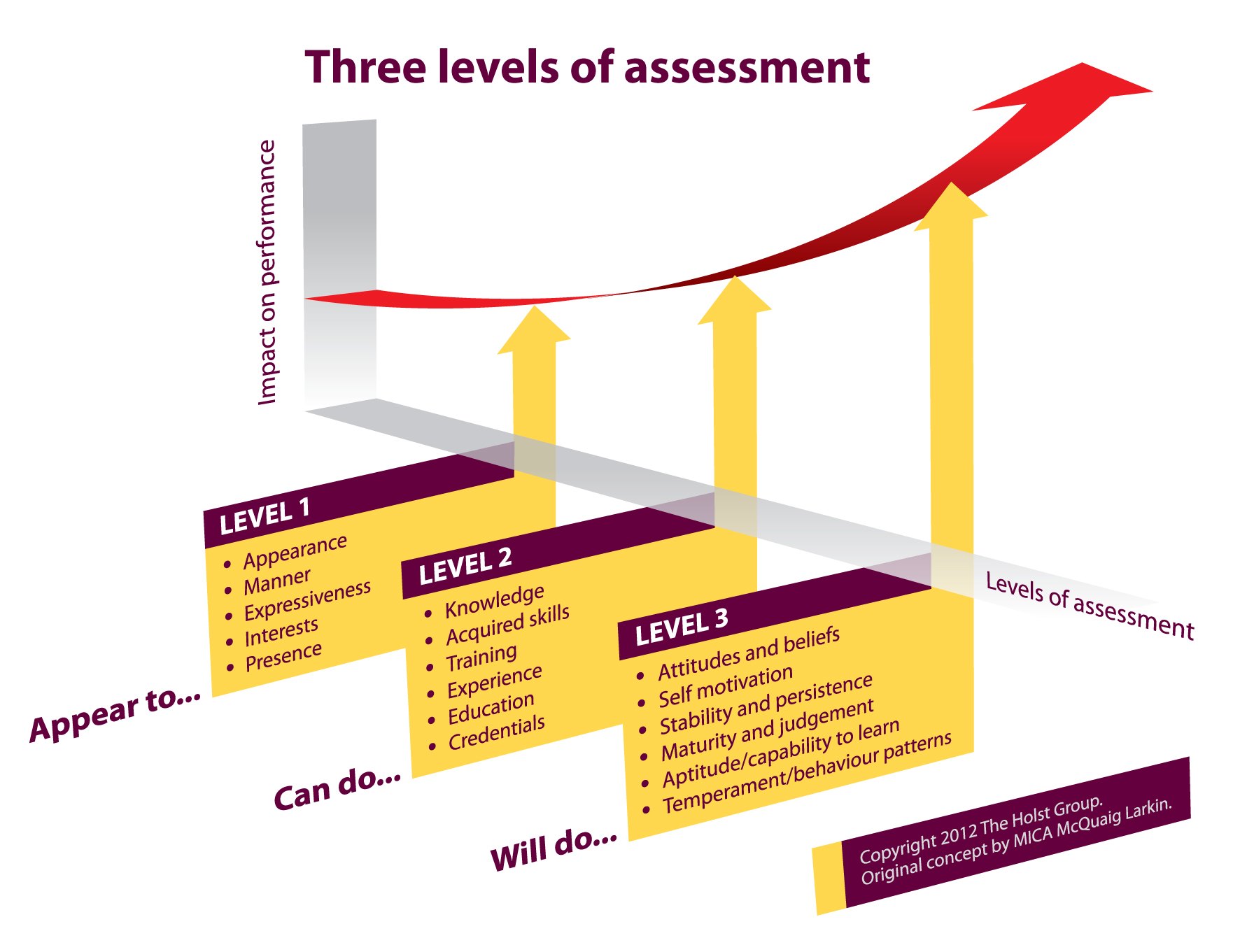 Three Levels Of Assessment McQuaig Psychometric System