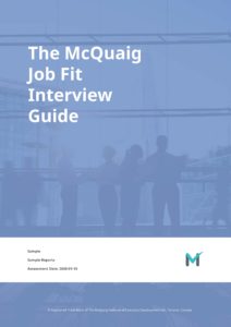 Sample Report - Job Fit Interview Guide